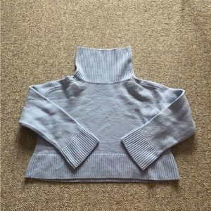 Babaton Women’s Blue Knit Turtleneck